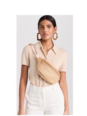 L Space Evie Woven Fanny Bag